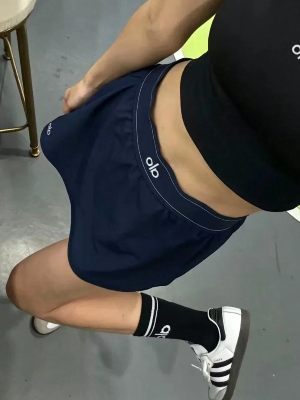 ♥ NWT ALO Yoga Match Point Tennis Skirt 👩 High Waist, for Sports/Holiday Travel